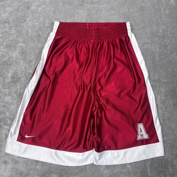 Nike Other - Vintage Alabama Crimson Tide Nike Team Basketball Shorts M Shiny Silky Dazzle